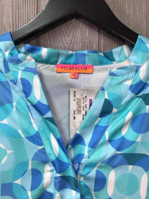 Vilagallo Dress Silk Size 8-42 New