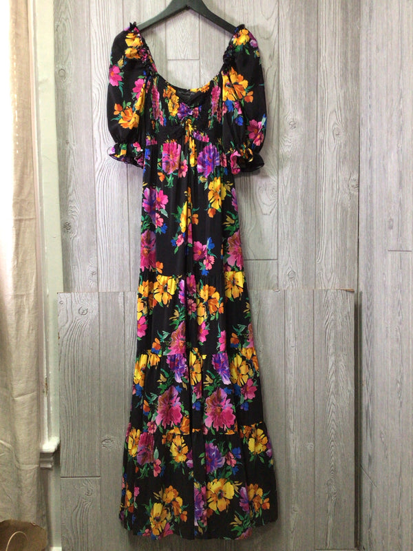 Johnny Was Jade Dress Tiered maxi Size Small