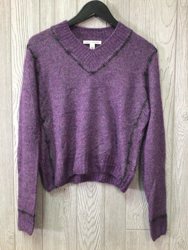 Autumn Cashmere Cash/Silk Knit Sweater Size Medium
