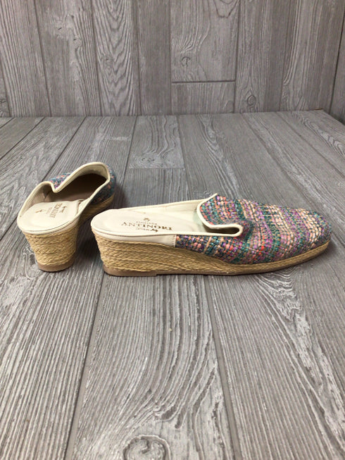 Clorinda Antinori Raffia Mules Size 39