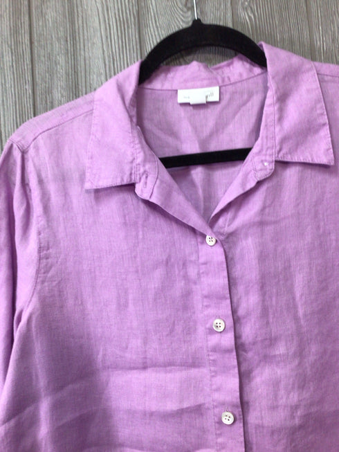 J Jill Linen Shirt Size Medium-Petite