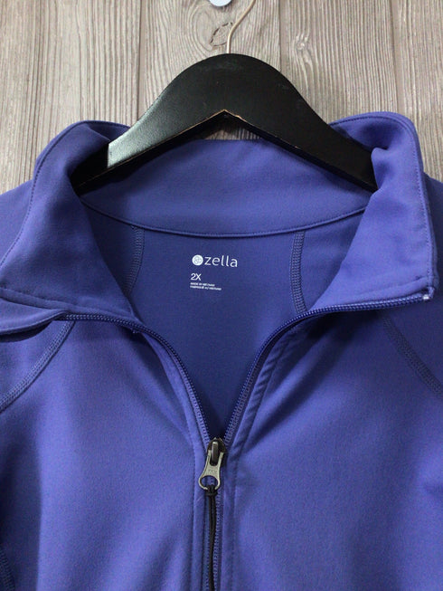 Zella Athletic Zip-up Jacket Size 2X Pre-owned