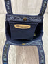 Andre Assous Blue Shoulder Cotton Purse