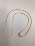14k Gold Serpentine Necklace 17"