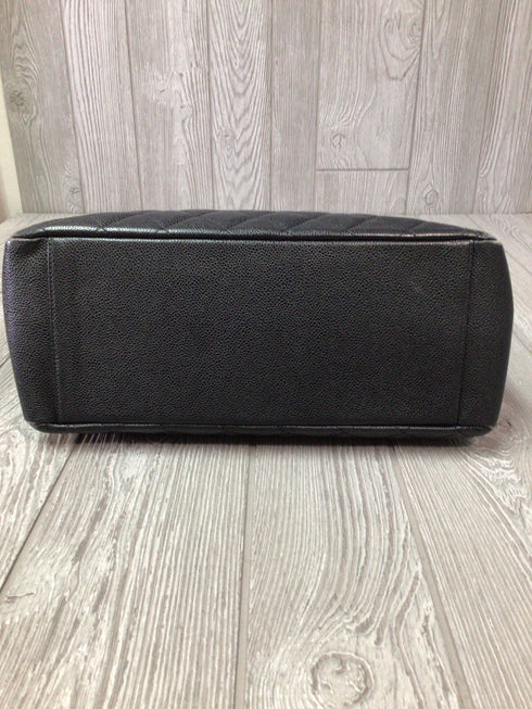 Chanel Grand Shopping Tote Quilted Caviar Leather Vintage GST