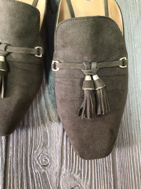 Tahari Mules Suede Size 8.5 New