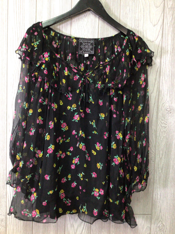 Johnny Was Blouse silk Size 1X