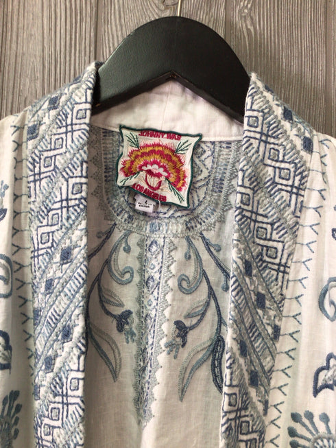 Johnny Was Linen Kimono Size Large