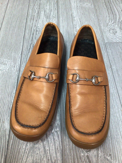 Gucci Loafers Leather Horsebit Size 8.5C
