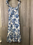 Aqua Midi Dress Size Medium New