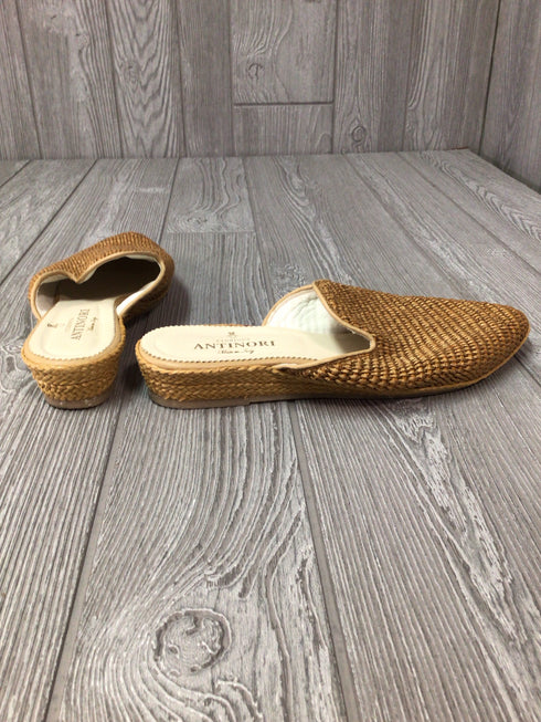 Clorinda Antinori Raffia Mules Size 40