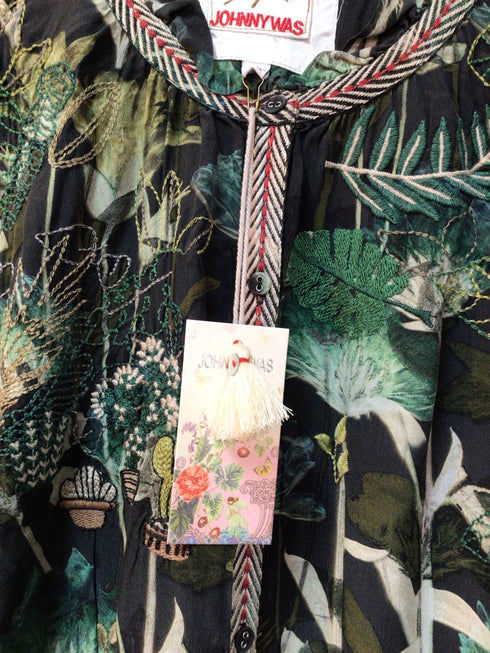 Johnny Was Cactus Blouse Size X-Large New