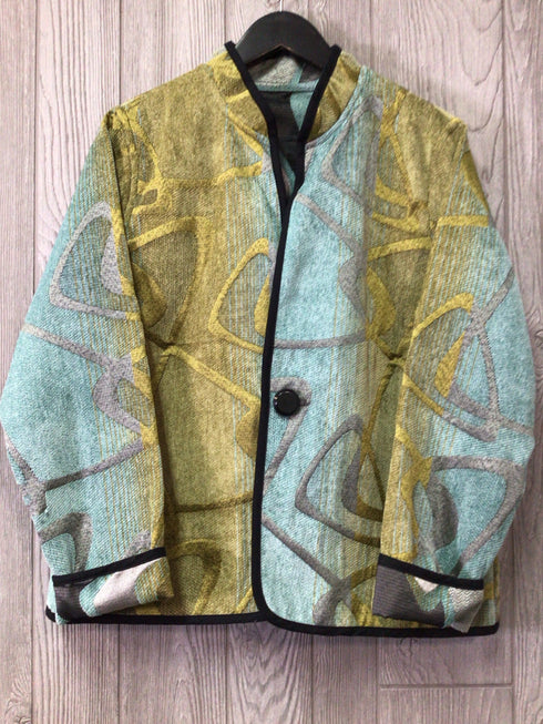 Trimdin Jacquard Blazer Size Large