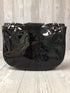 Frances Valentine Black flap front Patent Leather Purse