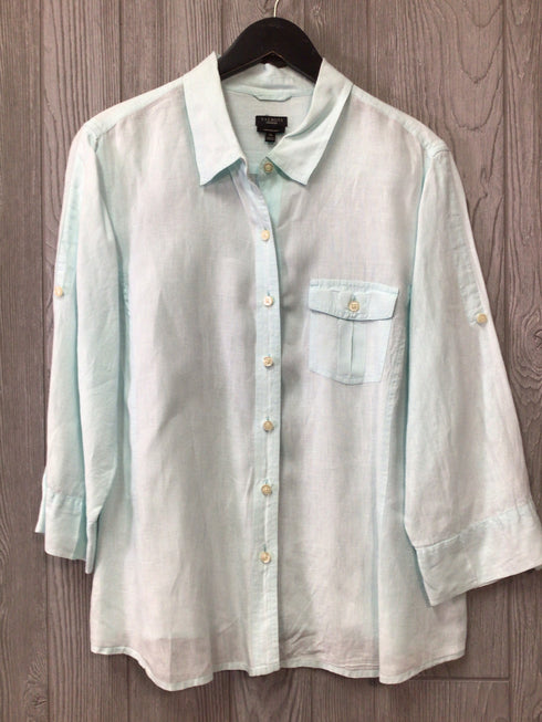 Talbots Linen Shirt Size X-Large