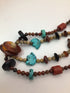 Vintage 2-strand Hopi Fetish SET Necklace and Earrings