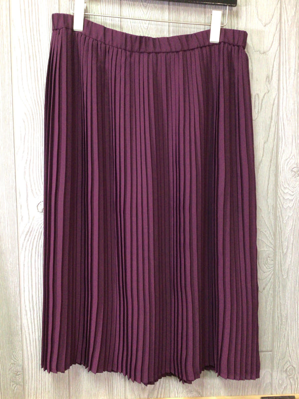 Eileen Fisher Skirt Silk Pleat Size 10P