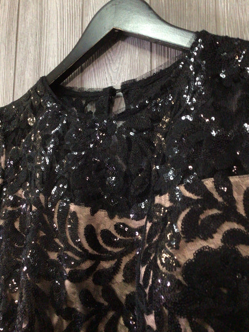 R&M Richards Sequined Gown Size 14