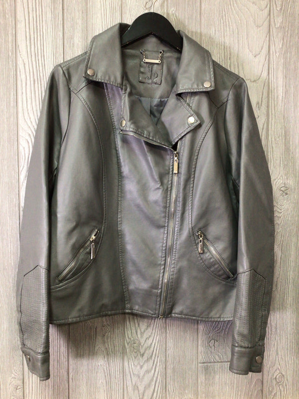 J2 Faux-leather Moto Jacket Size Medium