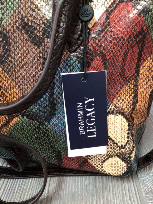 Brahmin Duxbury Satchel Multi Kensington Leather New