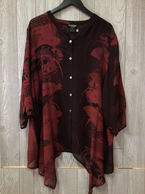 Citron Tunic Silk Size 1X