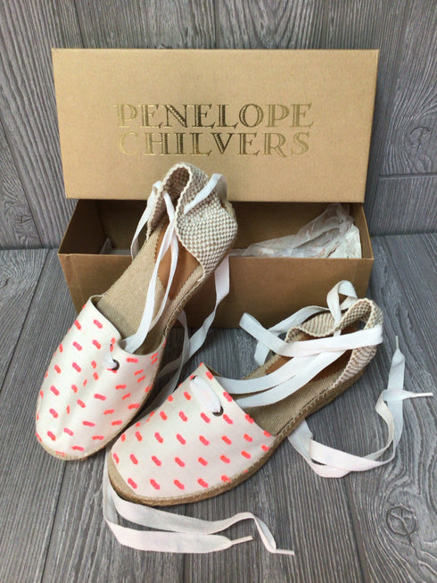 Penelope Chilvers Low Espadrille Size 8.5