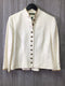 Lauren Linen Blazer military style Size 14
