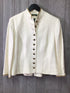 Lauren Linen Blazer military style Size 14