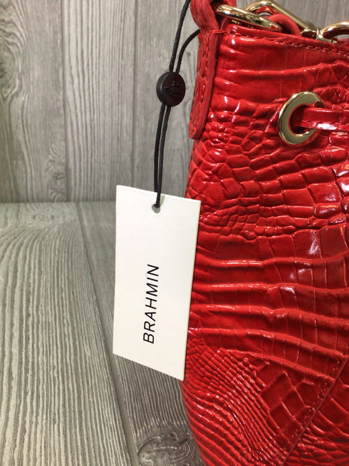 Brahmin Melinda Carnation Melbourne Bucket New Pre-owned