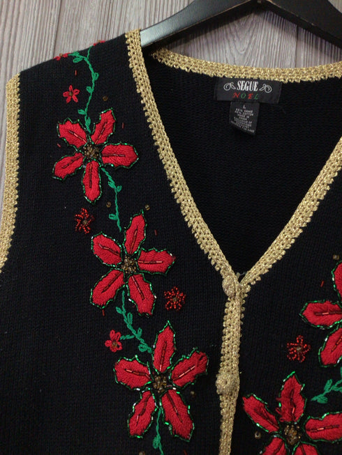 Vintage Xmas Sweater Vest Size Large