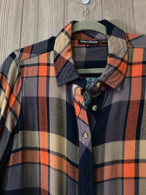 Tolani Collection Flannel Shirt Size Medium