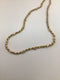 14k Gold + Diamond Rope Necklace 14" Estate Pre-owned