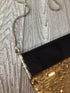 Kate Spade Copper sequin clutch Purse
