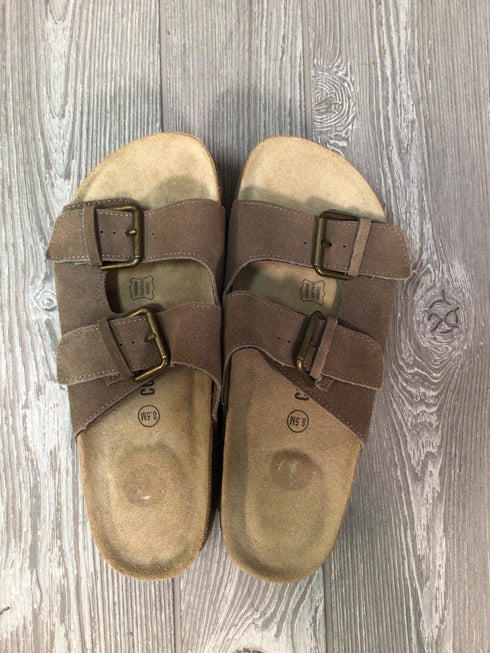 Cushionaire Guru Platform Footbed Sandals Size 8.5