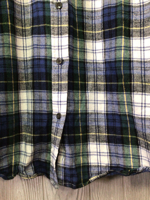 LL Bean Relaxed Fit Flannel Shirt Size 1X
