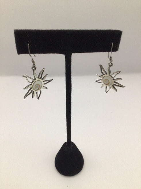 Sterling Sun Earrings