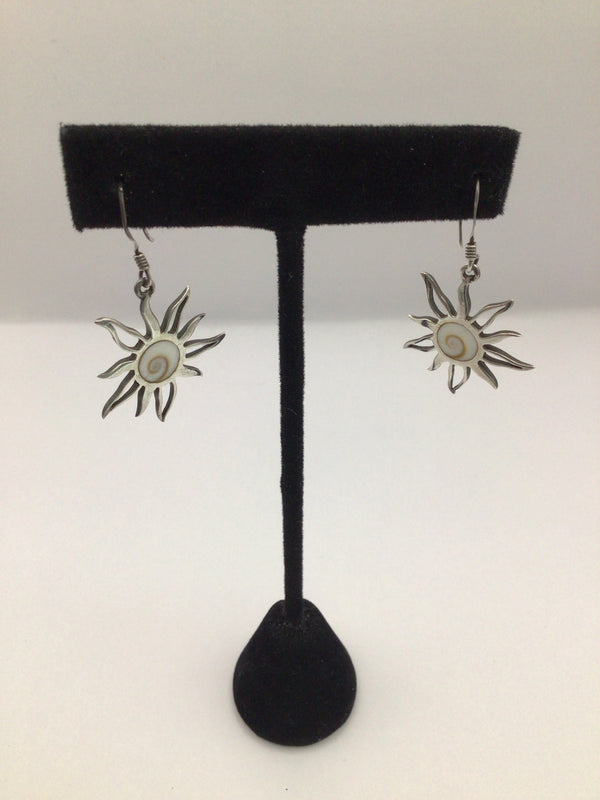 Sterling Sun Earrings