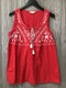 BeachLunchLounge Gauze Top Size Small