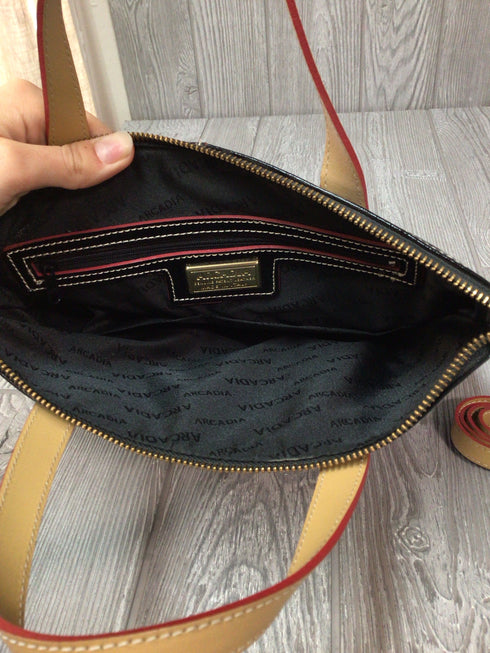 Arcadia Patent Crossbody Leather Purse