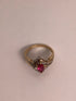 10k Gold Ruby Ring Estate