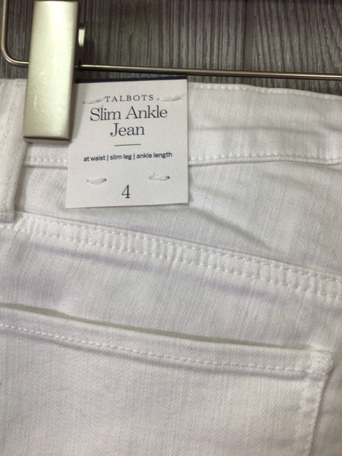 Talbots Jeans Size 4 New