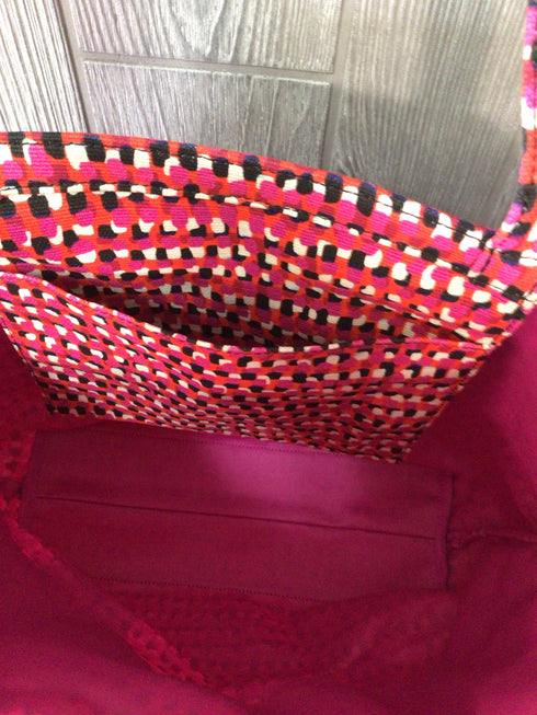 Kate Spade Big Bow on Purpose Tote Canvas Purse pre-owned