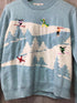 Autumn Cashmere Snowscape Sweater Size Small New