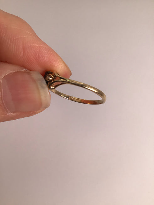 14k Gold Sapphire Ring Estate