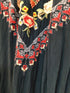 Johnny Was Dress with slip Embroidered Size Large New
