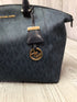 Michael Kors Blue Satchel Leather Purse