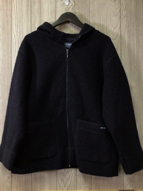 Saint James Jacket Boiled Wool hooded Size Medium