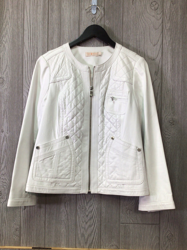Tory Burch Leather Jacket Size Large