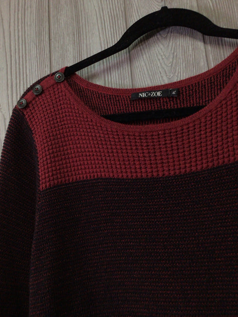 Nic + Zoe Sweater Size Large-Petite