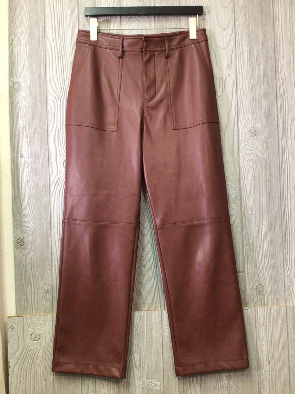 7 For All Mankind Faux-leather Pants Size Medium